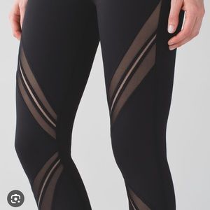 Lululemon High Times Pant Metta - Mesh - Sz 6